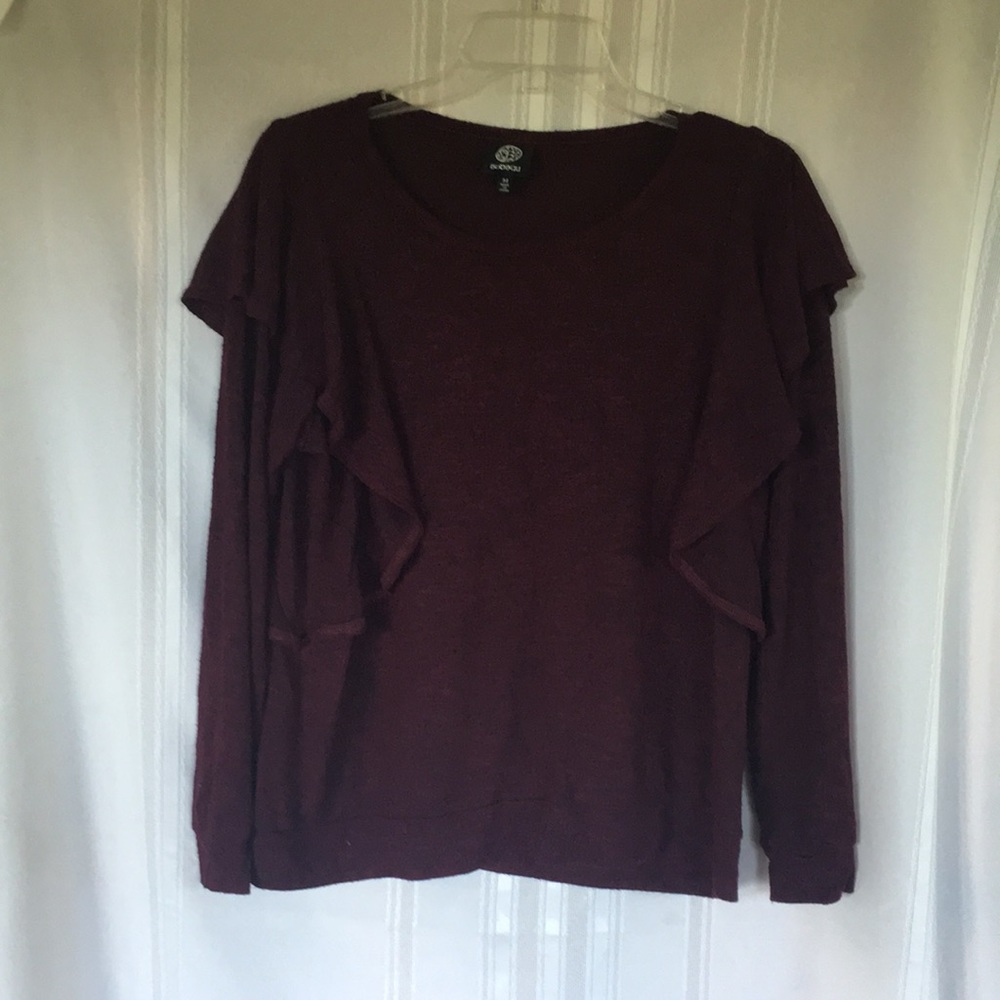 Burgundy sweater